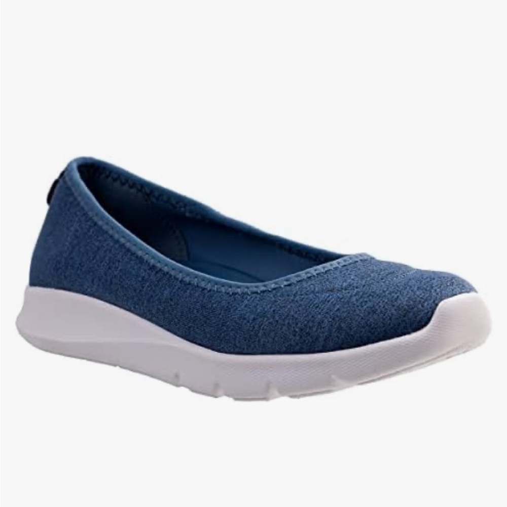 🆕 Spenco Women's Daily Stretch Knit Jersey Sneaker - Blue Size 7.5-8 - Picture 3 of 9